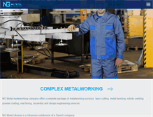 Tablet Screenshot of ng-metal.com